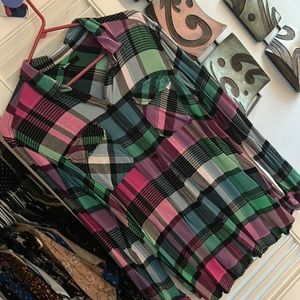 BDG Supper Soft Flannel Button Down Shirt - Sz M